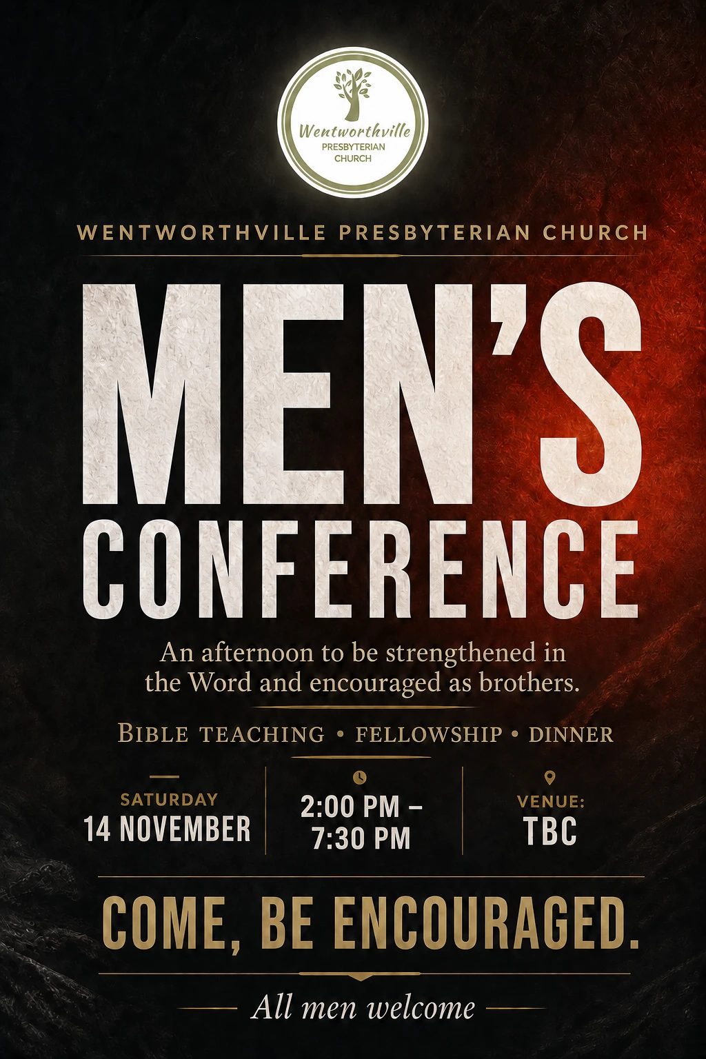 Men's Conference poster