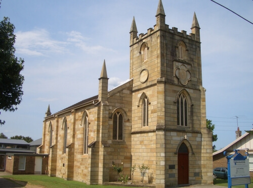 The same church on McKern St today